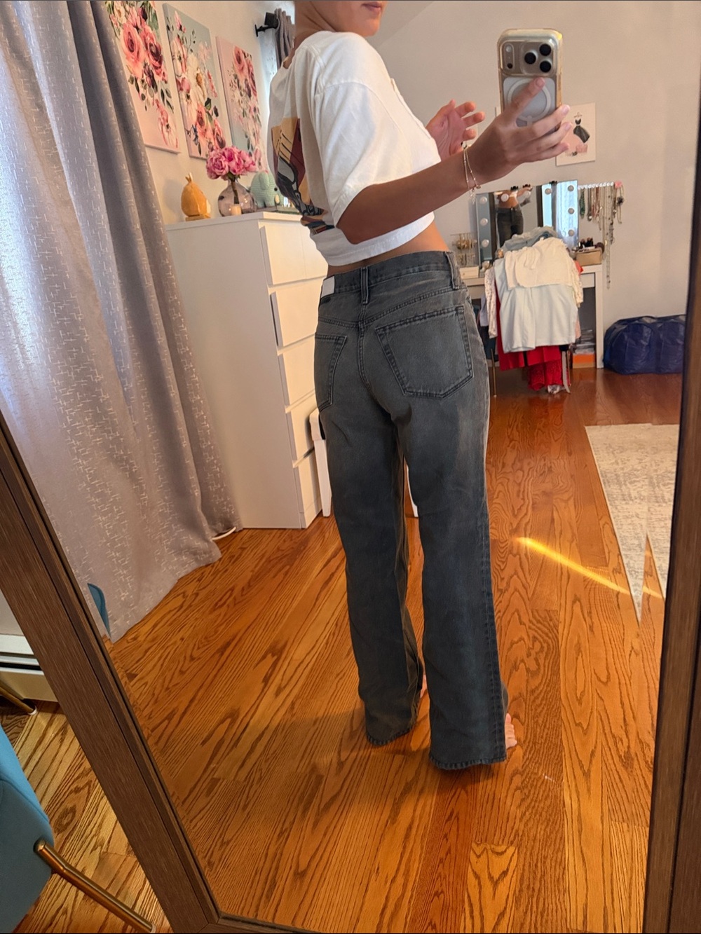 Re/Done classic bootcut flare jean - Picture 5 of 9